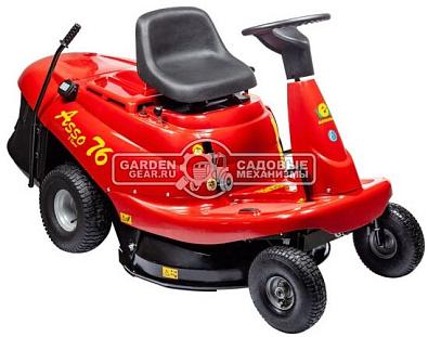 Садовый минирайдер Eurosystems Asso 76 (ITA, B&S 21R7, 344 куб.см., механика, травосборник 150 л., ширина кошения 76 см., 143 кг.)