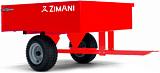 Тележка - прицеп ZimAni Stainless steel 500 Red для садовых тракторов, с механизмом опрокидывания