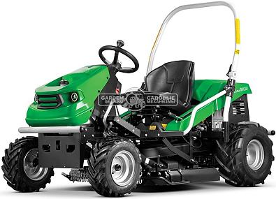 Садовый трактор для высокой травы и работы на склонах Caiman Croso Max 2WD 97D2C2 (CZE, Caiman V-Twin, 708 куб.см., 92 см, дифференциал, 322 кг.)
