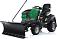 Садовый трактор Caiman Comodo Max 2WD 107D2C2 с отвалом 120 см и цепями на колеса