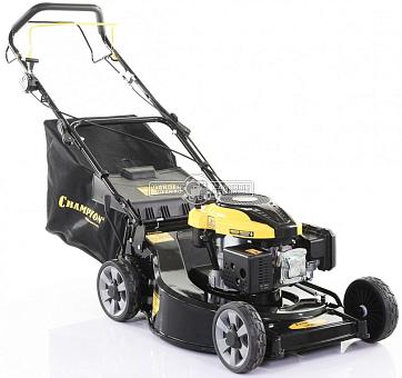 Газонокосилка бензиновая Champion LM5645 Pro (PRC, 56 см., Champion, 196 см3, алюминий, мульчирование, 75 л, 44 кг)