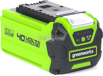 Аккумулятор GreenWorks G40USB2 с USB разъемом (PRC, Li-ion, 40V, 2 А/ч)