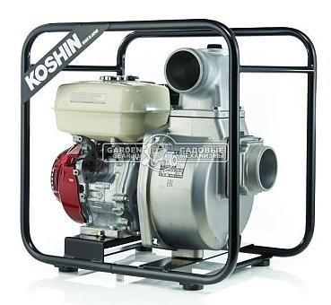Мотопомпа бензиновая Koshin STH-100X для грязной воды (PRC, Honda GX 240, 1450 л/мин, 28 м, 64 кг)