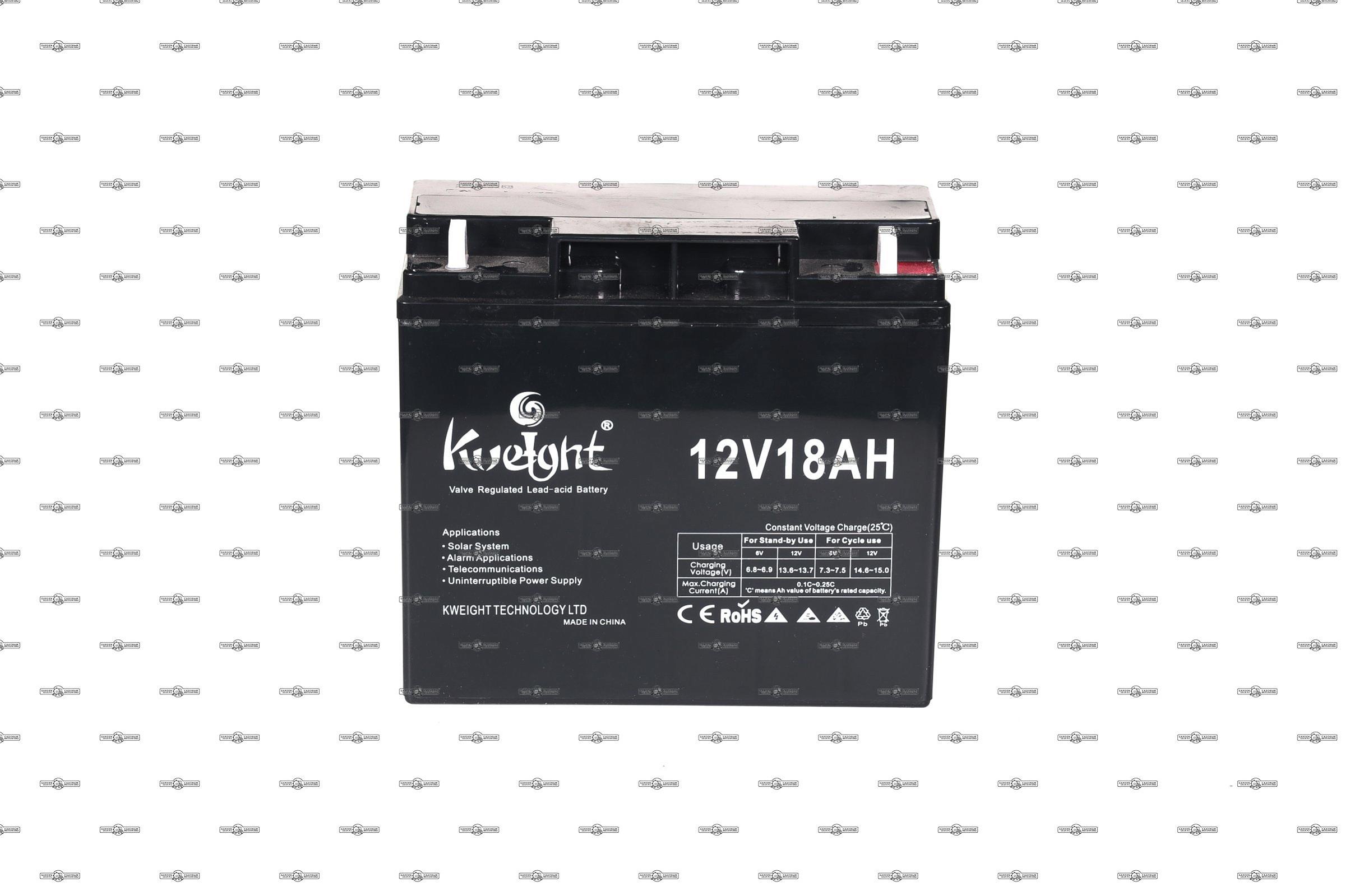 Аккумулятор ZimAni 12V 18Ah 20071324 для садовых тракторов