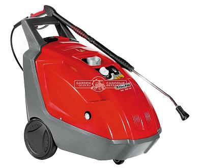 Мойка высокого давления Oleo-Mac PW 300 HC с нагревом воды (ITA, 220 В, 2700 Вт, 150 бар, 540 л/час, шланг 10 м, 87 кг)