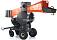 Измельчитель веток ZimAni BL 120 (PRC, Loncin 420 куб.см., 15 л.с. с электростартером, вал с 3-мя ножами, ветки до 120 мм, двуосный прицеп, 315 кг)