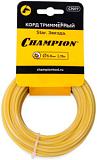 Леска триммерная Champion Star 3,0 мм., звезда, 15 м.