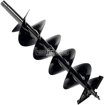 Бур земляной двухзаходный (шнек для мотобура) Elitech 30x80 см., круг 20 мм.