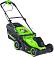 Газонокосилка аккумуляторная GreenWorks GD40LM411 без АКБ  и ЗУ (PRC, BL 40В, 41 см, пластик, мульчирование, 60 л, 16.5 кг)