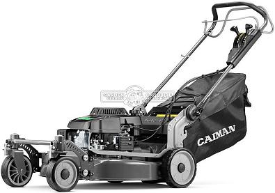 Газонокосилка бензиновая Caiman IXO Prime 55CV SW (RUS, 53 см, Caiman Green Engine, 196 см3, сталь, кардан, рояльные колеса, 4 в 1, 70 л, 56,7 кг.)