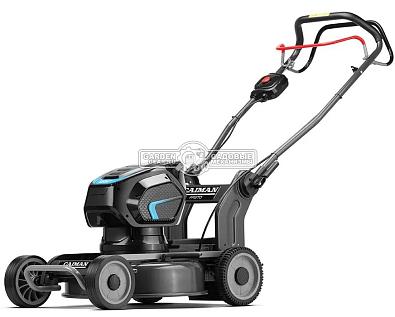 Газонокосилка аккумуляторная самоходная Caiman Nero 50CTMi мульчирующая (RUS, Li-ion 120 V/4,0 Ач, 48 см., сталь, 39 кг.)