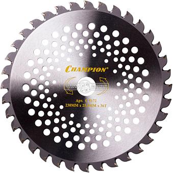 Нож с зубцами из твердого сплава Champion Speed 36T 230 мм. 25,4 мм.