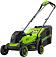 Газонокосилка аккумуляторная GreenWorks GD24LM331 с АКБ 2 А/ч и ЗУ (PRC, BL 24В, 33 см, пластик, мульчирование, травосборник 30 л, 9.9 кг)