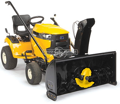 Снегоуборочный трактор Cub Cadet XT1 OS107 с 3X роторным снегоуборщиком и цепями на колеса