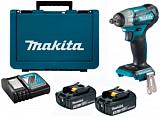 Гайковерт ударный аккумуляторный Makita DTW181RFE с 2 АКБ 3 А/ч и ЗУ