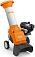 Садовый измельчитель веток бензиновый Stihl GH 370.0 S (AUT, B&S 850 EXi OHV RS, 190 куб.см., ветки до 45 мм., наклонная воронка, 42 кг.)