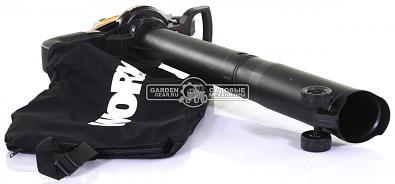 Пылесос - воздуходувка аккумуляторная Worx WG583E.9 без АКБ и ЗУ (PRC, BL 2х20В, 575 м3/ч, мешок 35 л, 12 к 1, 4.5 кг)