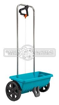 Тележка - сеялка для семян, песка и реагентов Gardena L (ёмкость 12.5 л., ширина 45 см.)