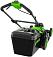 Газонокосилка аккумуляторная GreenWorks GD40LM411 с АКБ 4 А/ч и ЗУ (PRC, BL 40В, 41 см, пластик, мульчирование, 60 л, 16.5 кг)