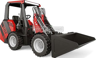 Мини-погрузчик шарнирно сочленённый RED RBF-05 с открытой кабиной Lifan 37 л.с., грузоподъемность до 1000 кг., ковш 300 л., 1600 кг.
