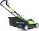 Газонокосилка аккумуляторная GreenWorks G40LM41 без АКБ и ЗУ (PRC, 40В, 41 см, пластик, мульчирование, 50 л, 18 кг, снята с производства)