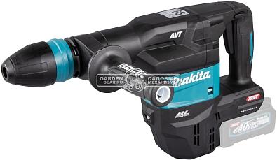 Отбойный молоток аккумуляторный Makita HM001GZ02 АКБ и ЗУ (PRC, SDS-Max, XGT BL 40В, 9.4 Дж, AWS, AVT, XPT, плавный пуск, 6.3 кг)