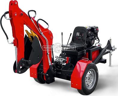Прицепной экскаватор RED Rhino PE-3522 минимальная комплектация, Lifan 9 л.с., глубина копания 1,9 м., ковш 250 мм., 340 кг.