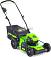 Газонокосилка аккумуляторная GreenWorks GD60LM46HP с АКБ 4 А/ч и ЗУ (PRC, BL 60В, 46 см, сталь, 3 в 1, 55 л, 24.5 кг)
