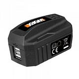 USB адаптер Worx WA4009 Powerbank (устанавливается на аккумулятор)