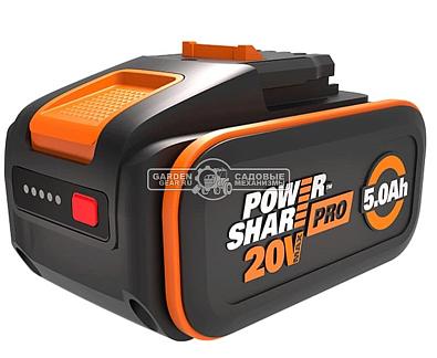 Аккумулятор Worx WA3645 (Li-ion, 20В, 5 А/ч)