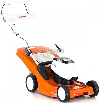 Газонокосилка аккумуляторная Stihl RMA 443.2 без АКБ и ЗУ (AUT, 36В Pro, 41 см., несамоходная, травосборник 55 л., пластик, 20,4 кг.)