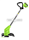 Триммер аккумуляторный GreenWorks G24LT251 с АКБ 2 А/ч и ЗУ (PRC, 24В, пласт. нож, 1.85 кг)