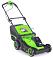 Газонокосилка аккумуляторная GreenWorks GD40LM411 с АКБ 5 А/ч и ЗУ (PRC, BL 40В, 41 см, пластик, мульчирование, 60 л, 16.5 кг)