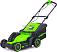 Газонокосилка аккумуляторная GreenWorks GD40LM411 с АКБ 5 А/ч и ЗУ (PRC, BL 40В, 41 см, пластик, мульчирование, 60 л, 16.5 кг)