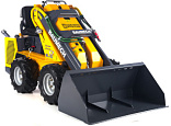 Универсальная машина мини-погрузчик Baumech ML-02 Pro + ковш для снега 120 см. с двигателем Zongshen GB750 V-Twin