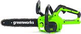 Пила аккумуляторная Greenworks G40CS30IIK2 c АКБ 2 А/ч и ЗУ