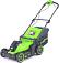 Газонокосилка аккумуляторная GreenWorks GD40LM411 с АКБ 5 А/ч и ЗУ (PRC, BL 40В, 41 см, пластик, мульчирование, 60 л, 16.5 кг)