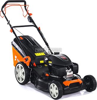 Газонокосилка бензиновая Yard Fox 53SH V (PRC, 53 см, Honda GCV200, 202 см3, вариатор, сталь, 3 в 1, 60 л, 36.8 кг)