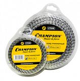 Леска триммерная Champion Tri-twist 2,0 мм., 2-х компонентнач, витой треугольник, 15 м.