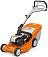 Газонокосилка бензиновая Stihl RM 448.0 VC (AUT, самоходная задний привод, 46 см, B&S 625 E RS, 150 см, пластик, 55 л, вариатор, монорукоятка, 28 кг.)