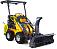 Универсальная машина мини-погрузчик Baumech ML-02 Pro + роторный снегоуборщик 110 см. + каркас безопасности с двигателем Zongshen GB750 V-Twin