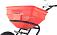 Тележка - разбрасыватель для удобрений, песка и реагентов RockMelt TC2036 оранжевая (PRC, 35 л / 35 кг, пневмоколеса 15"x6.00-6, вес 13.7 кг)