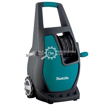 Мойка высокого давления Makita HW111 (PRC, 1700 Вт, 110 Бар, 370 л\час,  барабан + шланг 5.5 м, 7.4 кг)