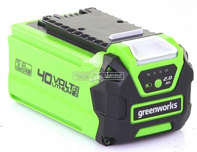 Аккумулятор GreenWorks G40B2 (PRC, Li-ion, 40V, 2 А/ч)