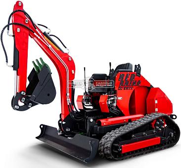 Гусеничный экскаватор RED Rhino RBZ-10 миминальная комплектация, Lifan 15 л.с., глубина копания 2,1 м., ковш 250 мм., 1000 кг.