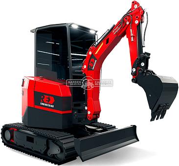 Гусеничный полноповоротный экскаватор RED Rhino RBX-30 с кабиной, ММЗ (3LD) 35 л.с., глубина копания 3,0 м., 3000 кг.