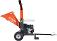 Измельчитель веток ZimAni LS 150 DH (PRC, Loncin 420 куб.см., 15 л.с., с эл. старт, дисковый, ветки до 100 мм, повор. желоб, одноосный прицеп, 250 кг)