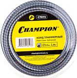 Леска триммерная Champion Hurricane Saw Twist 3,7 мм, зубчатая витая, 39 м.