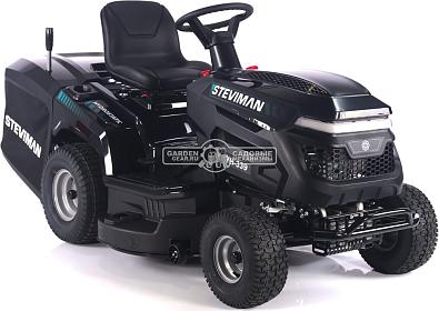 Садовый трактор Steviman TH-339 (PRC, Loncin 586 куб.см., гидростатика, ширина кошения 98 см, травосборник 250 л, 198 кг)