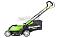 Газонокосилка электрическая GreenWorks GLM1241 (PRC, 40 см, 1200 Вт, пластик, мульчирование, 50 л, 17 кг)